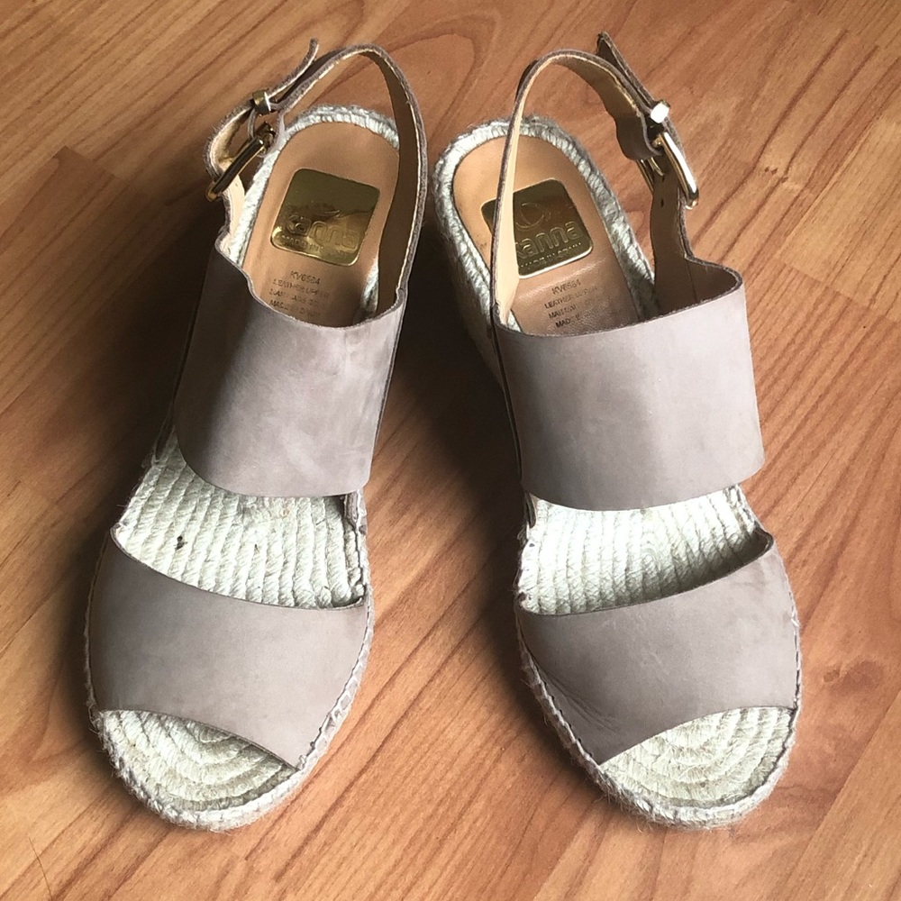 Kanna opentoe wedge, size 8
